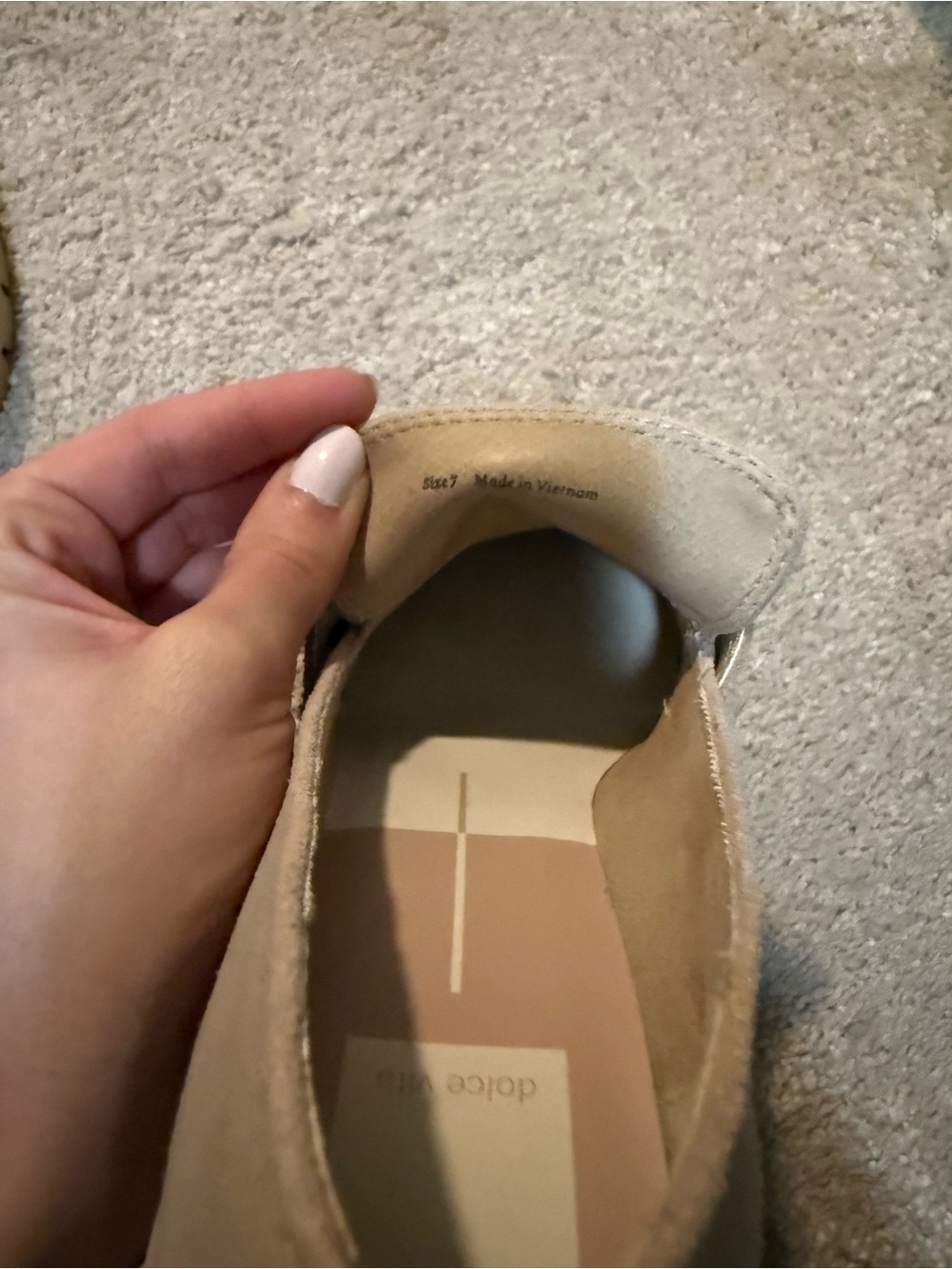 Dolce Vita Halona Chunky Lug Loafers — Tan - Picture 6 of 6